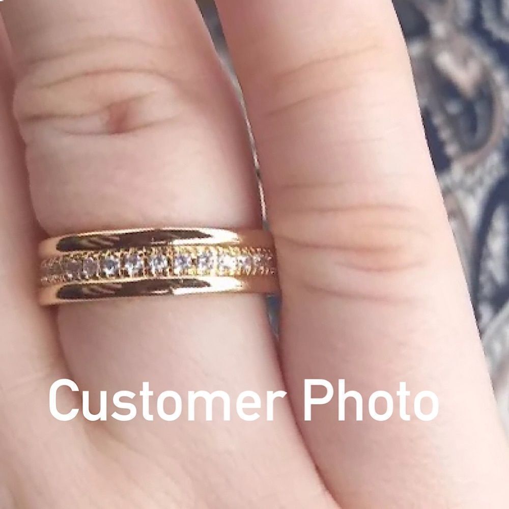 ❤️094❤️. 14K YELLOW GOLD & DIAMOND RING @BobbisDaughters - Picture 8 of 12